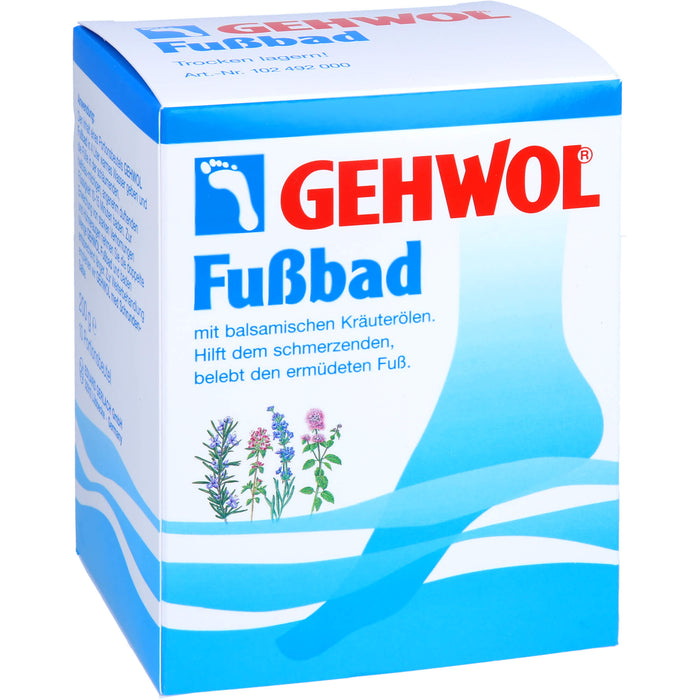 GEHWOL Fußbad Portionsbeutel, 200 g Additif pour le bain