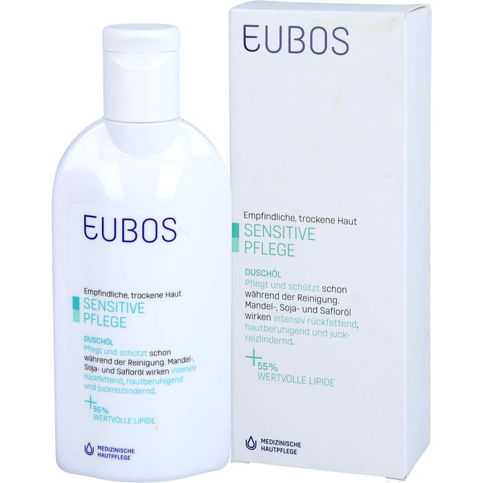 EUBOS Sensitive Duschöl für empfindliche, trockene Haut, 200 ml Öl
