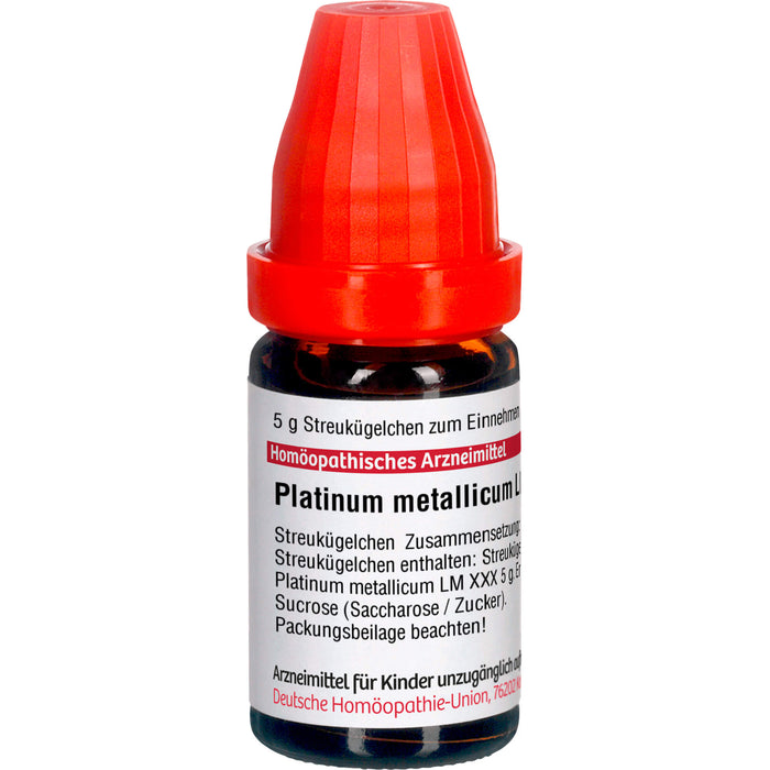 Platinum metallicum LM XXX DHU Globuli, 5 g Globules