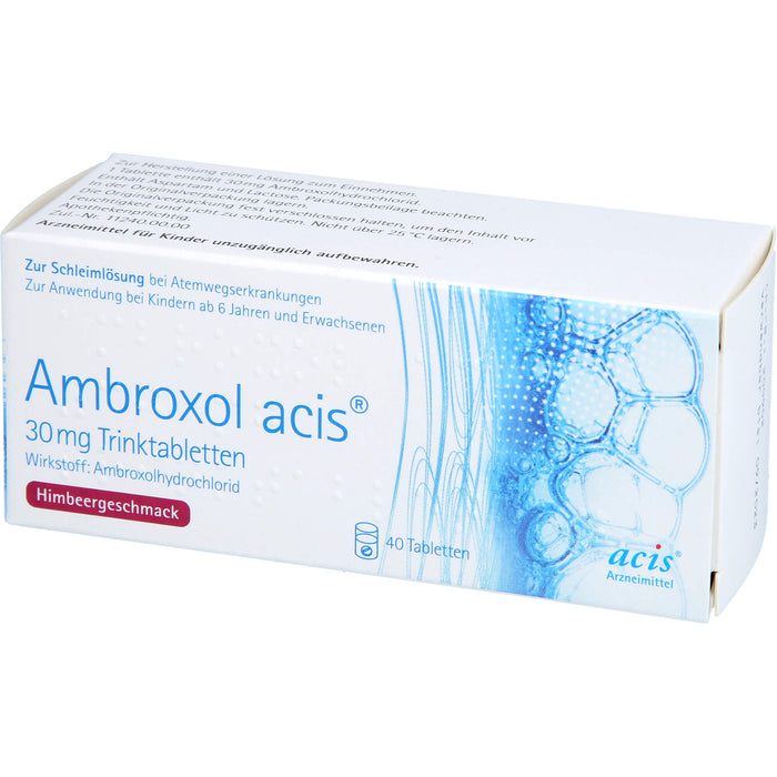 Ambroxol acis  30 mg Trinktabletten, Tabletten, 40 St. Tabletten