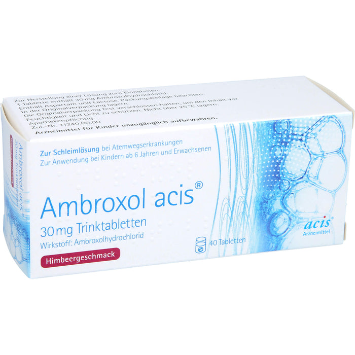 Ambroxol acis  30 mg Trinktabletten, Tabletten, 40 St. Tabletten