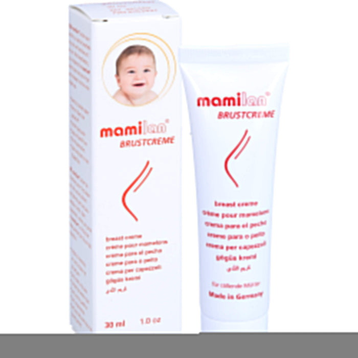 mamilan Brustcreme pflegt trockene und spröde Brustwarzen, 30 ml Crème