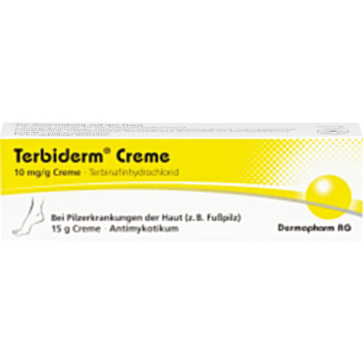 Terbiderm 10 mg/g Creme bei Pilzerkrankungen der Haut, 15 g Creme
