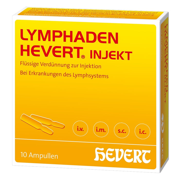 Lymphaden Hevert injekt, 10 St. Ampullen