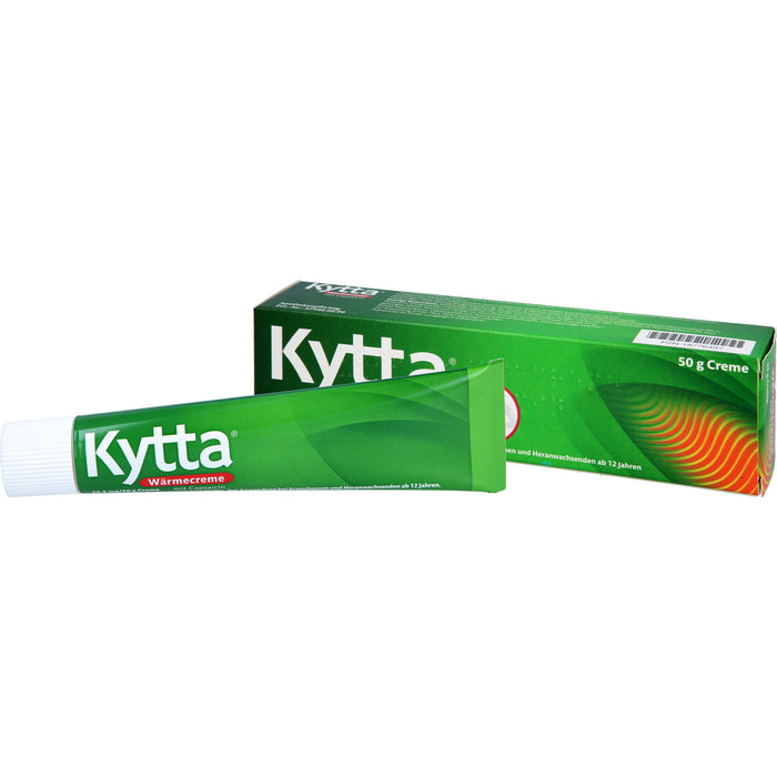 Kytta Wärmecreme mit Capsaicin gegen Muskelschmerzen & Verspannungen, 50 g Creme