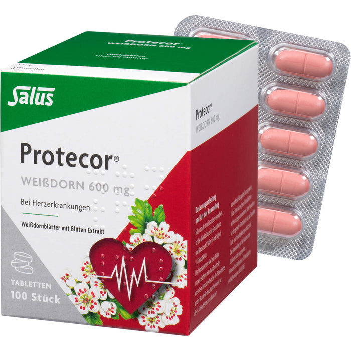 Protecor Weissdorn 600mg Filmtbl., 100 pc Tablettes