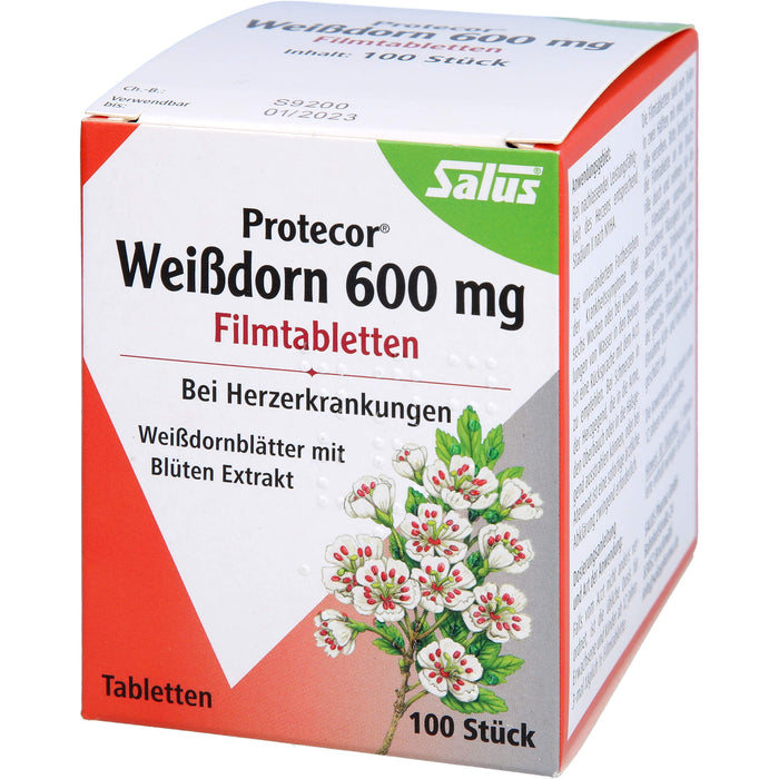 Protecor Weissdorn 600mg Filmtbl., 100 pc Tablettes