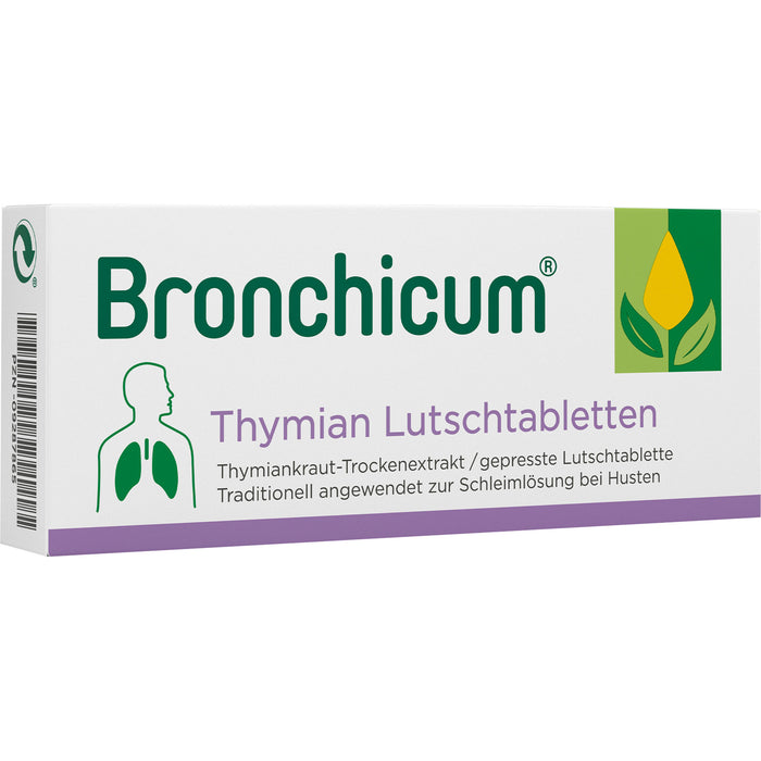 Bronchicum Thymian Lutschtabletten, 20 St. Tabletten