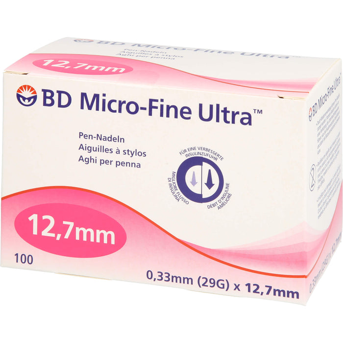 BD Micro-Fine Ultra Pen-Nadeln 0,33 x 12,7 mm, 100 pcs. Pack