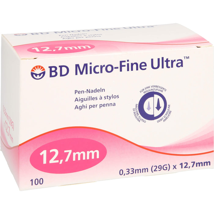 BD Micro-Fine Ultra Pen-Nadeln 0,33 x 12,7 mm, 100 pcs. Pack