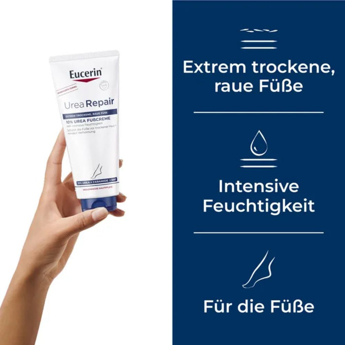 Eucerin UreaRepair plus Fußcreme 10 %, 100 ml Creme