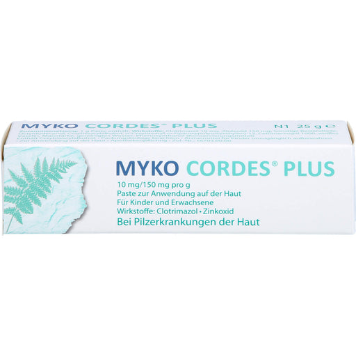 Myko Cordes® Plus 10 mg/150 mg pro g, Paste zur Anwendung auf der Haut, 25 g PST