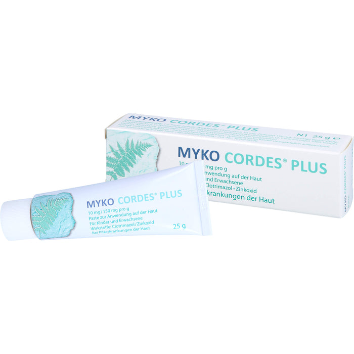 Myko Cordes® Plus 10 mg/150 mg pro g, Paste zur Anwendung auf der Haut, 25 g PST