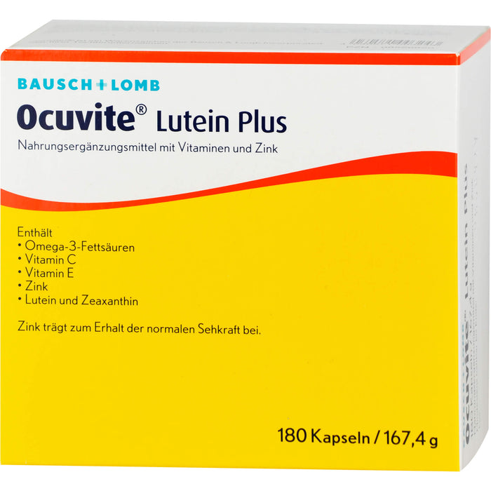 Ocuvite Lutein Plus Kapseln, 180 pc Capsules