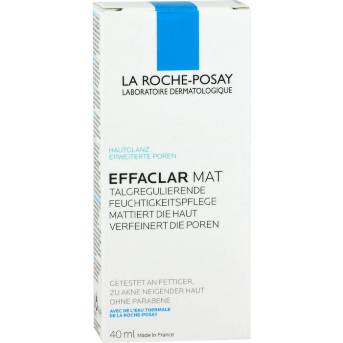 La Roche-Posay Effaclar Mat+ talgregulierende Feuchtigkeitspflege Creme, 40 ml Cream