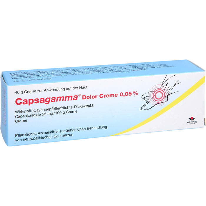 Capsagamma  Dolor Creme 0,05%, 40 g Creme