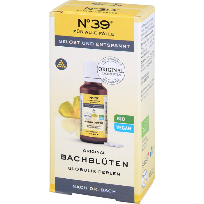 Original Bachblüten No.39 für alle Fälle Globulix Perlen Ruhe und Gelassenheit, 20 g Poudre
