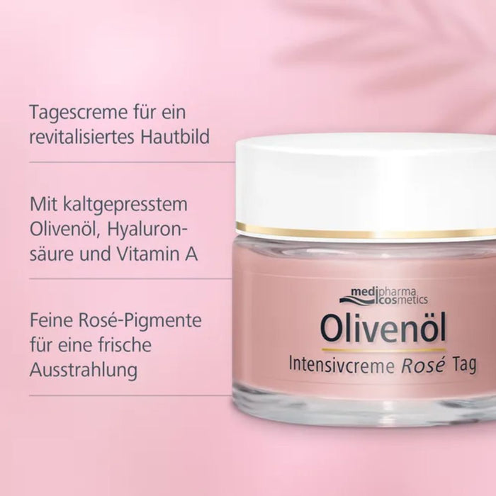 Olivenöl Intensivcreme Rose Tagescreme, 50 ml Creme