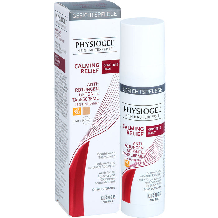 PHYSIOGEL Calming Relief Anti-Rötungen getönte Tagescreme LSF30, 40 ml Creme