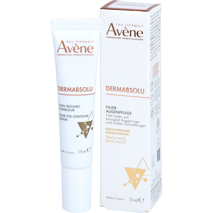 Avène Dermabsolu Filler Augenpflege - Anti-Aging Pflege mit Bakuchiol, 15 ml Cream
