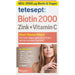 Tetesept Biotin 2000 Zink + Vitamin C Filmtabletten für Haut, Haare und Nägel, 30 St. Tabletten
