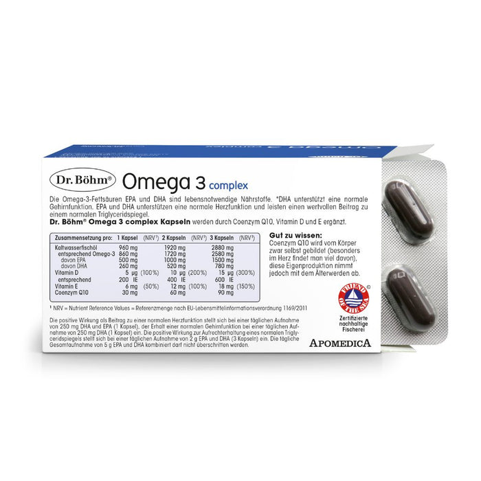 Dr. Böhm Omega 3 complex Kapseln, 60 pc Capsules