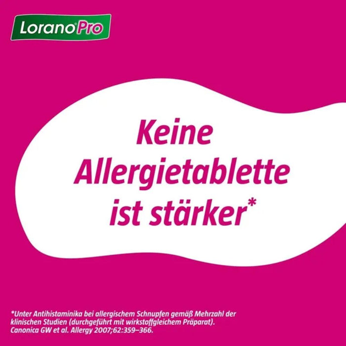 Lorano Pro Filmtabletten Antiallergikum, 18 pc Tablettes