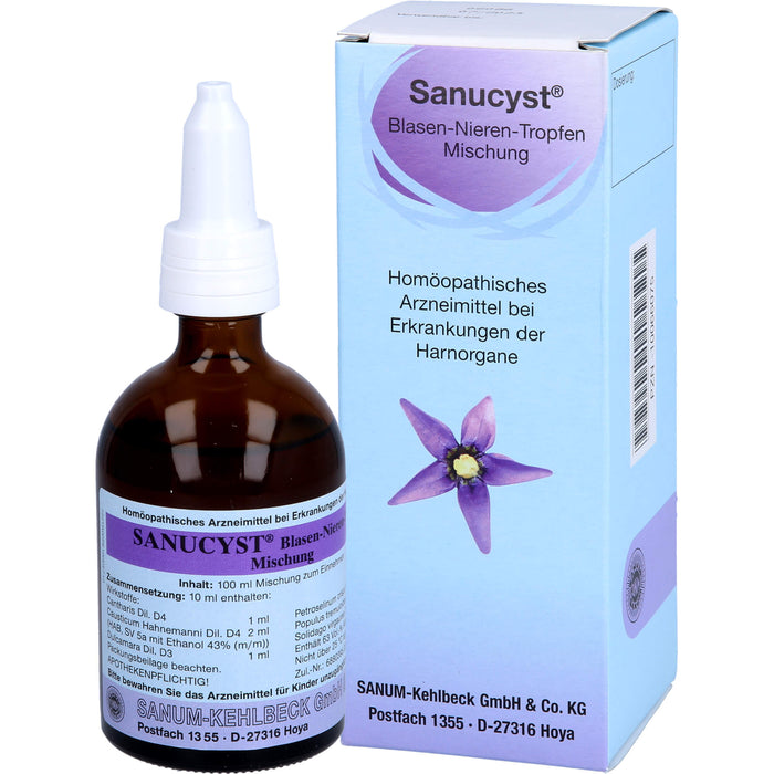 Sanucyst® Blasen-Nieren-Tropfen, 100 ml TEI
