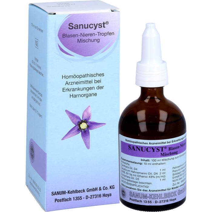 Sanucyst® Blasen-Nieren-Tropfen, 100 ml TEI