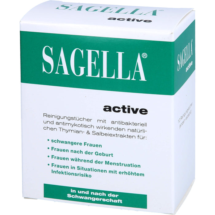 Sagella active, 10 pcs. Cloths