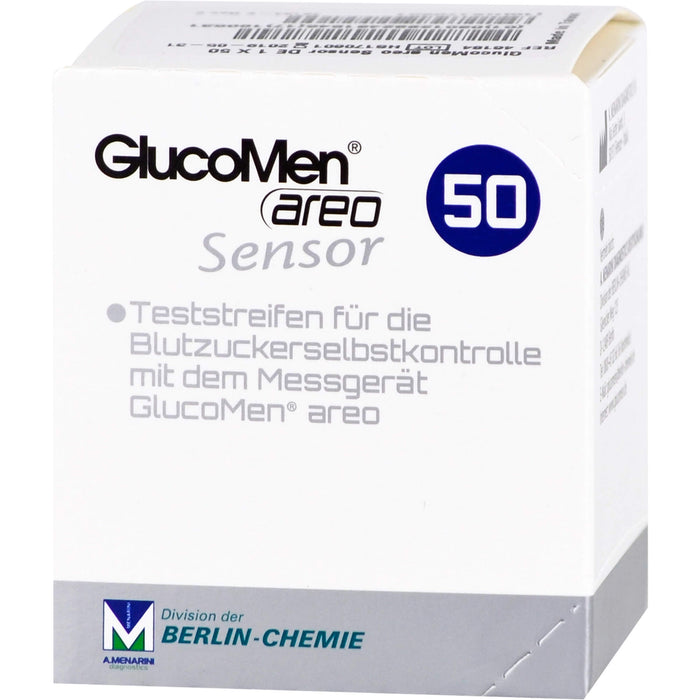 GlucoMen  areo Sensor Teststreifen, 50 pc Bandelettes réactives