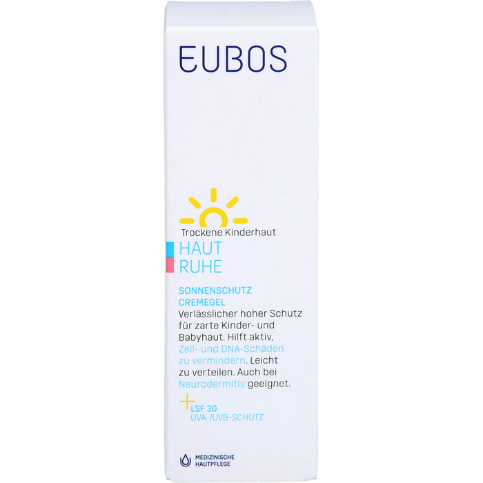 Eubos Haut Ruhe Sonnenschutz Creme Gel LSF30 + UVA, 50 ml Gel