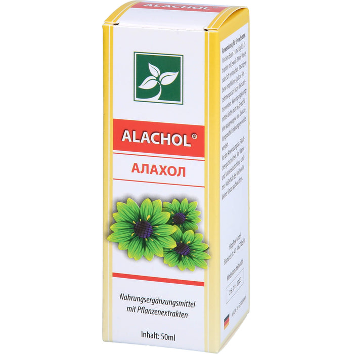 ALACHOL Tropfen Unterstützt die Selbstreinigung der Leber, 50 ml Solution