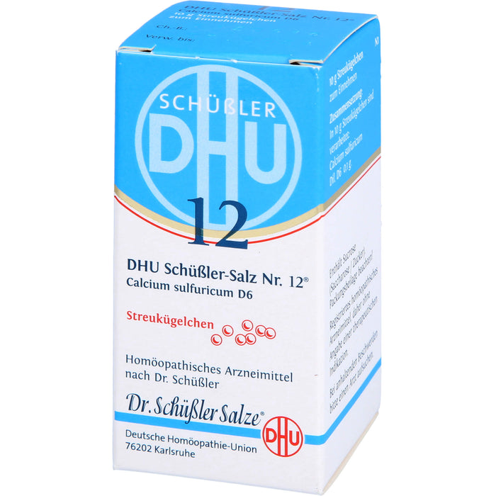 DHU Schüßler-Salz Nr. 12 Calcium sulfuricum D6, 10 g Globules