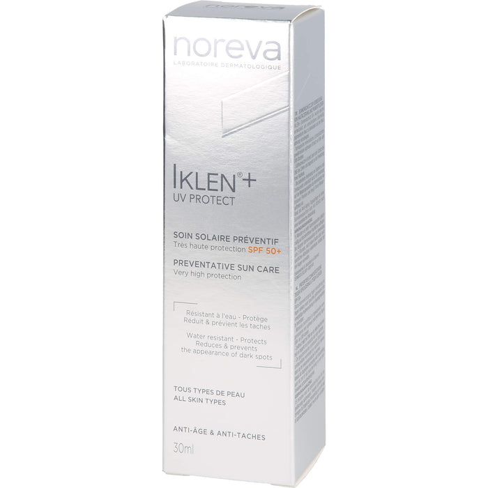 Noreva Iklen Sonnenschutz LSF 50+ zur Aufhellung von Pigmentflecken, 30 ml Creme
