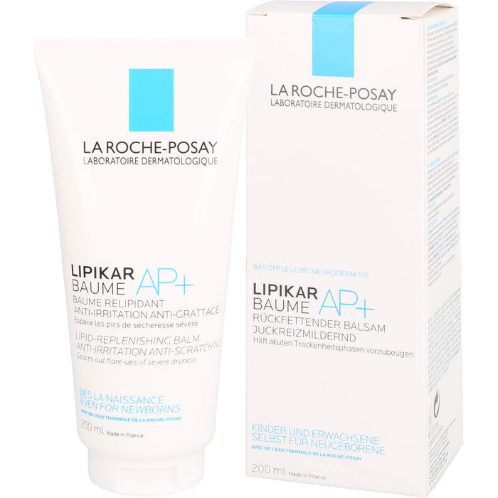 La Roche-Posay Lipikar Baume AP+ rückfettender Balsam, 200 ml Cream