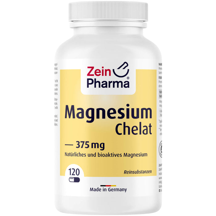 ZeinPharma Magnesium Bisglycinat 375 mg Kapseln, 120 pcs. Capsules
