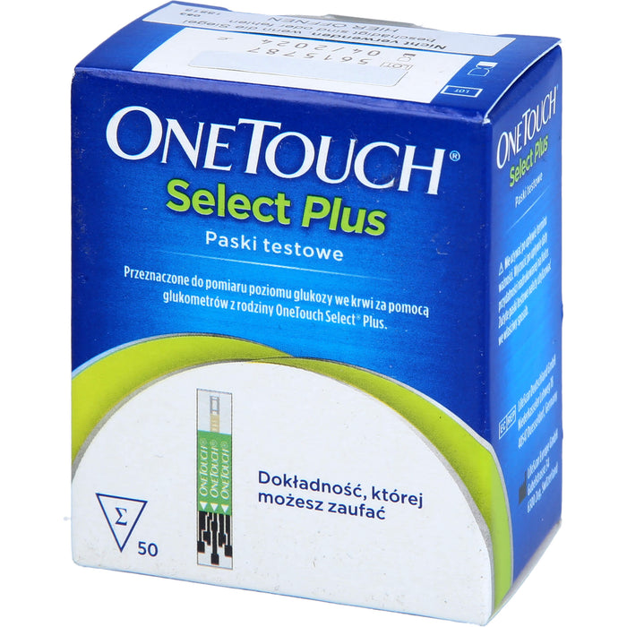 ONE TOUCH  Select  Plus Blutzucker Teststreifen, 50 St. Teststreifen
