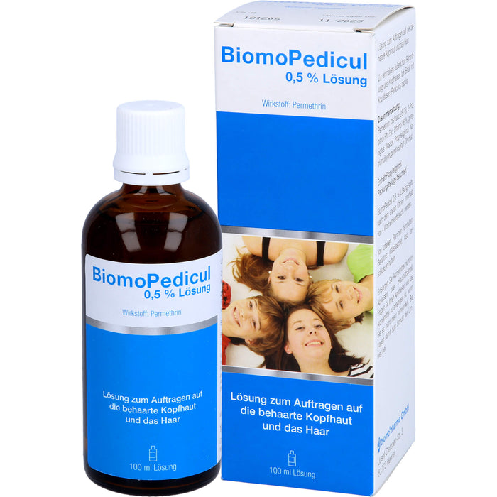 BiomoPedicul 0,5 % Lösung bei Befall mit Kopfläusen, 100 ml Solution