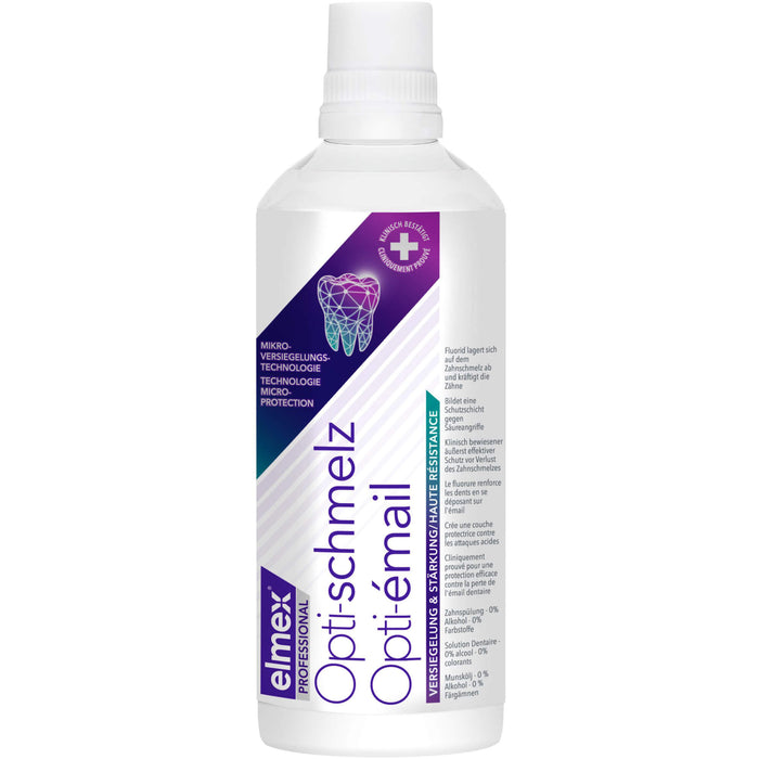 Elmex Opti-Schmelz Professional Zahnspülung, 400 ml Cream