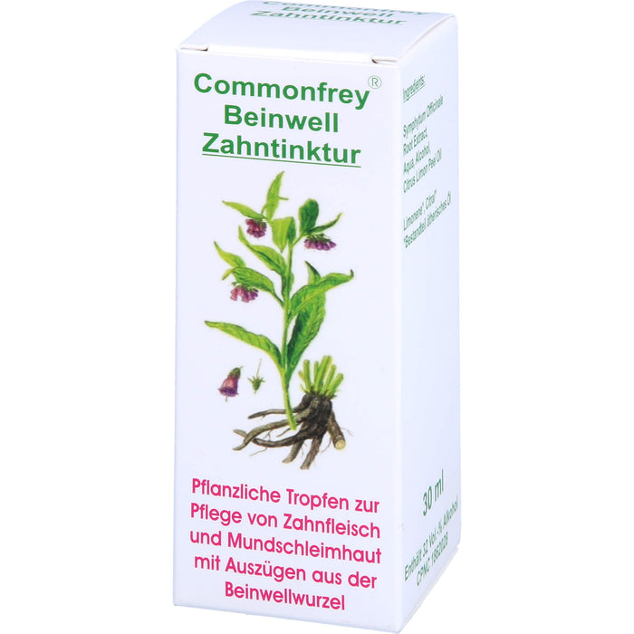Commonfrey Beinwell Zahntinktur zur Pflege von Zahnfleisch und Mundschleimhaut, 30 ml Solution