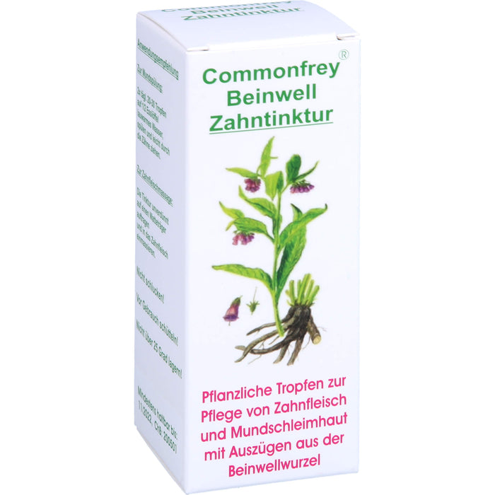 Commonfrey Beinwell Zahntinktur zur Pflege von Zahnfleisch und Mundschleimhaut, 30 ml Solution