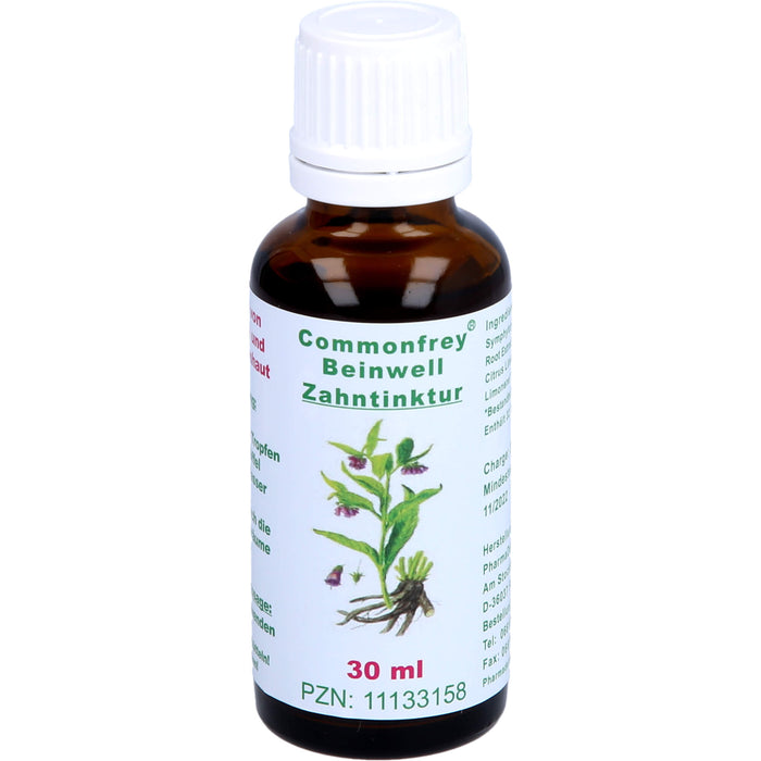 Commonfrey Beinwell Zahntinktur zur Pflege von Zahnfleisch und Mundschleimhaut, 30 ml Solution