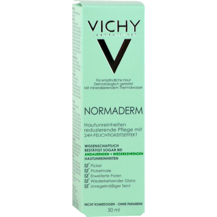 VICHY Normaderm 24h Feuchtigkeits-Pflegecreme gegen Hautunreinheiten, 50 ml Cream