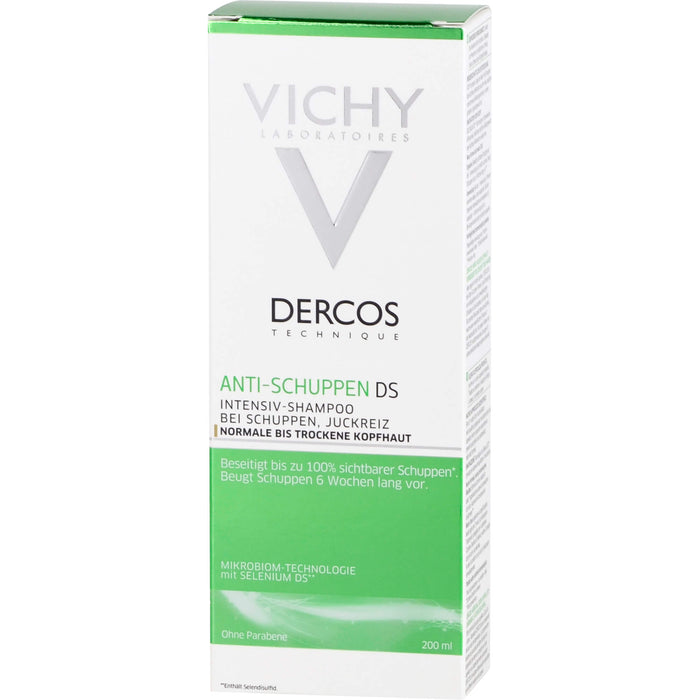 DERCOS Anti-Schuppen Intensiv-Shampoo bei Juckreiz für normale bis trockene Kopfhaut, 200 ml Shampoing
