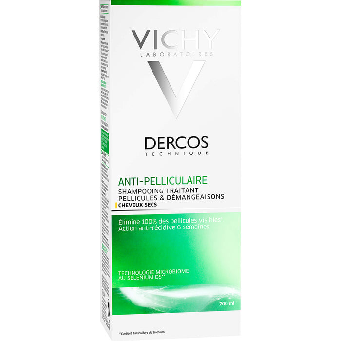 DERCOS Anti-Schuppen Intensiv-Shampoo bei Juckreiz für normale bis trockene Kopfhaut, 200 ml Shampoing