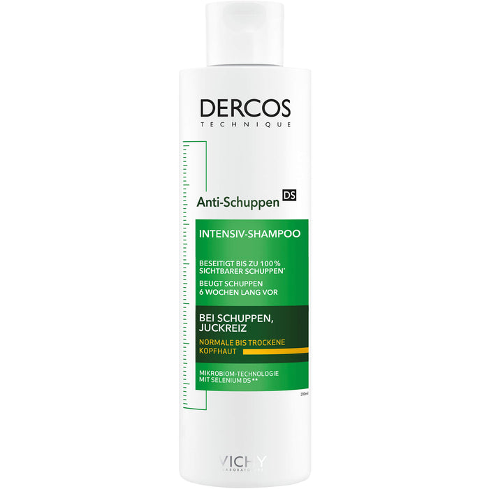 DERCOS Anti-Schuppen Intensiv-Shampoo bei Juckreiz für normale bis trockene Kopfhaut, 200 ml Shampoing