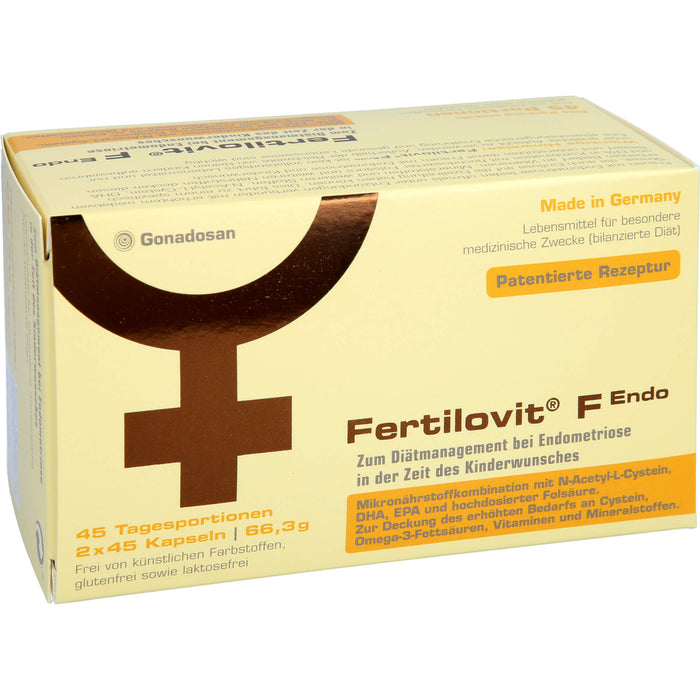 Fertilovit F Endo für Frauen mit Endometriose und Kinderwunsch, 90 pcs. Capsules