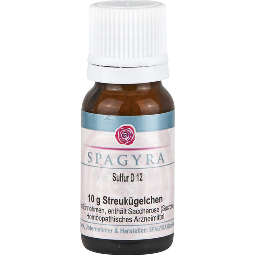 SPAGYRA Sulfur D 12 Globuli, 10 g Globuli