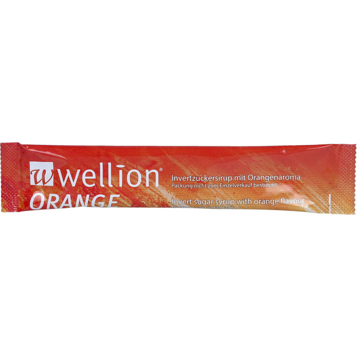 Wellion Orange Invertzuckersirup 13 ml Lösung für schnelle Energie, 10 pcs. Solution